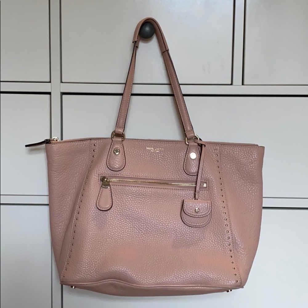 Henri Bendel pink gold shoulder bag